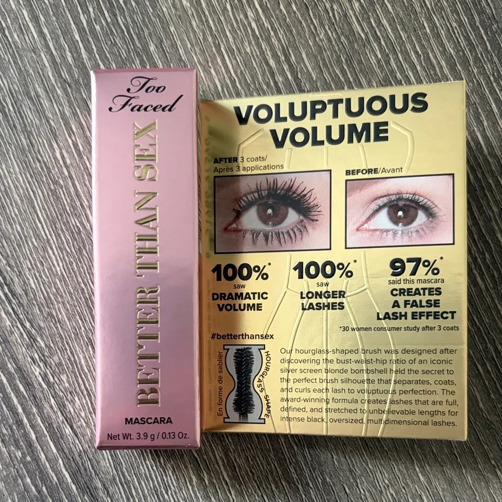 ❤️$6 NWT Too Faced Better Than Sex Mascara 3.9g